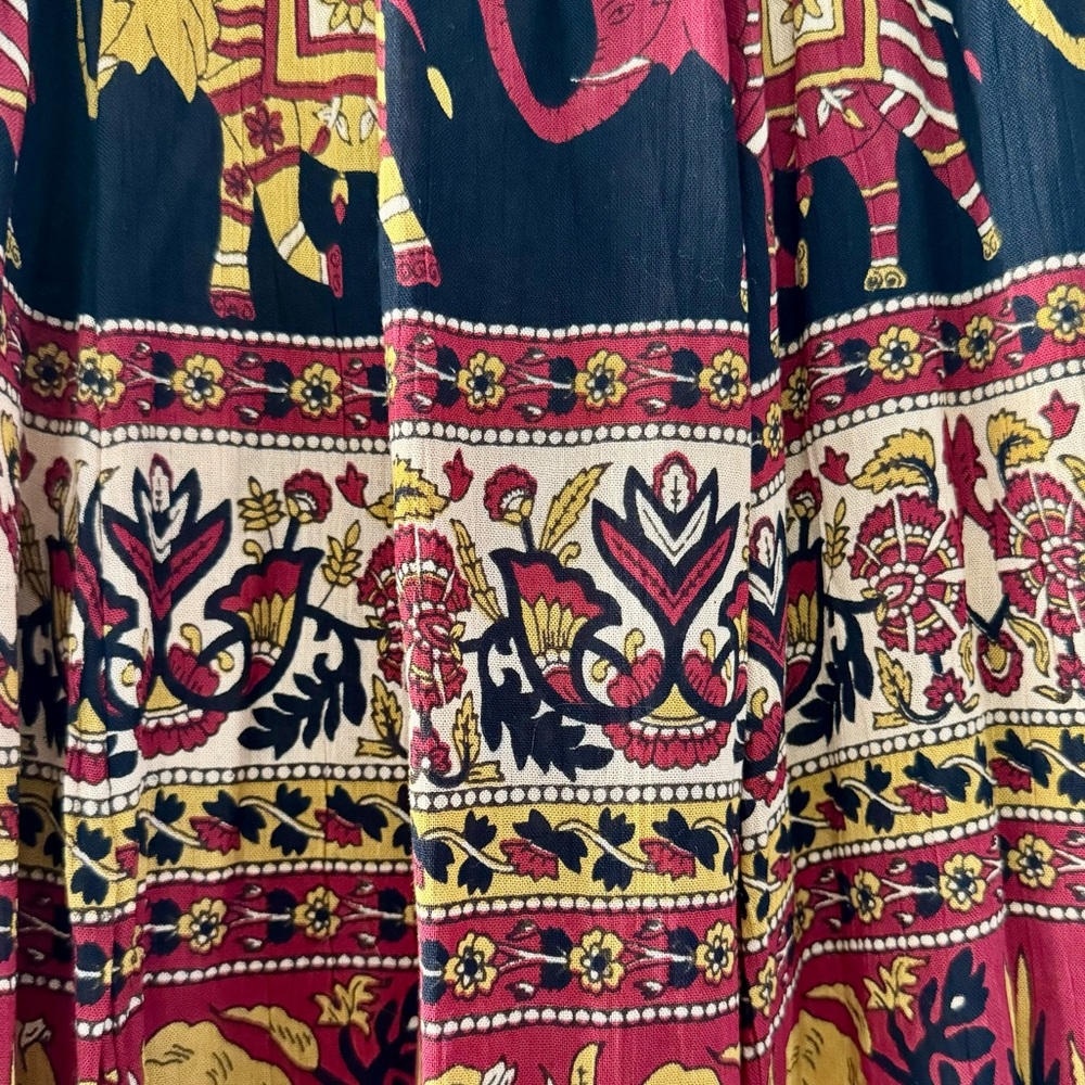Raga Elephant & Camel Boho Skirt - image 4
